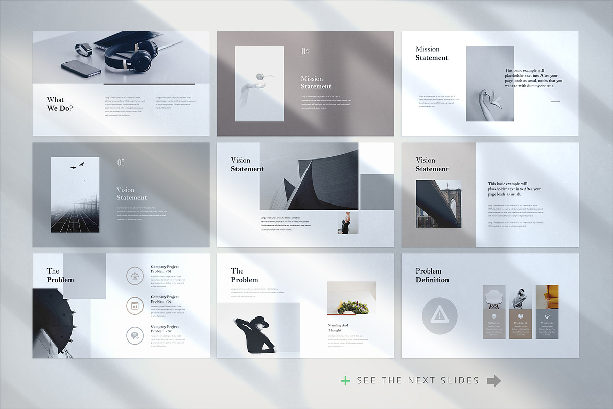 Minimal Business Plan Keynote, a Presentation Template by WhiteGraphic (Photo 6 of 14)