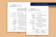 Professional Resume Template Word, a Resume Template by VictoriousVita (Thumbnail 3 of 8)