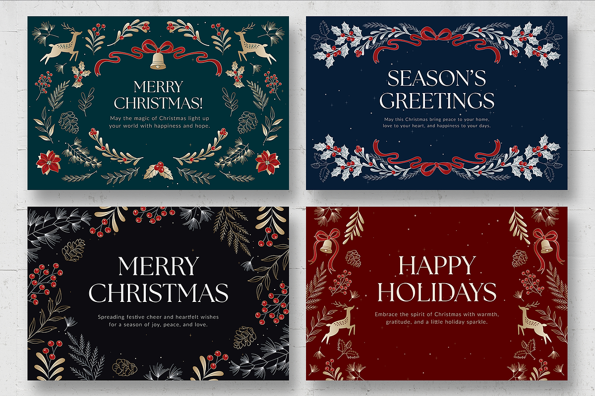 Christmas Backgrounds, an Object Graphic by DesignerCandies (Photo 3 of 6)