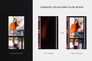 Analog Film Strip Frame Template Set, a Mockup by DesignerCandies (Thumbnail 10 of 13)