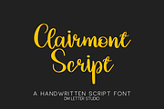 Clairmont Script, a Handwritten Font by Dm Studio (Thumbnail 1 of 8)
