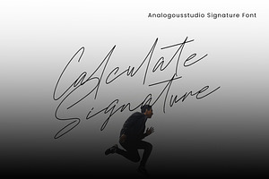Calculate Signature Font