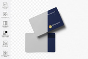 Credit Card Mockup, a Product Mockup by MockupCraft (Thumbnail 2 of 7)