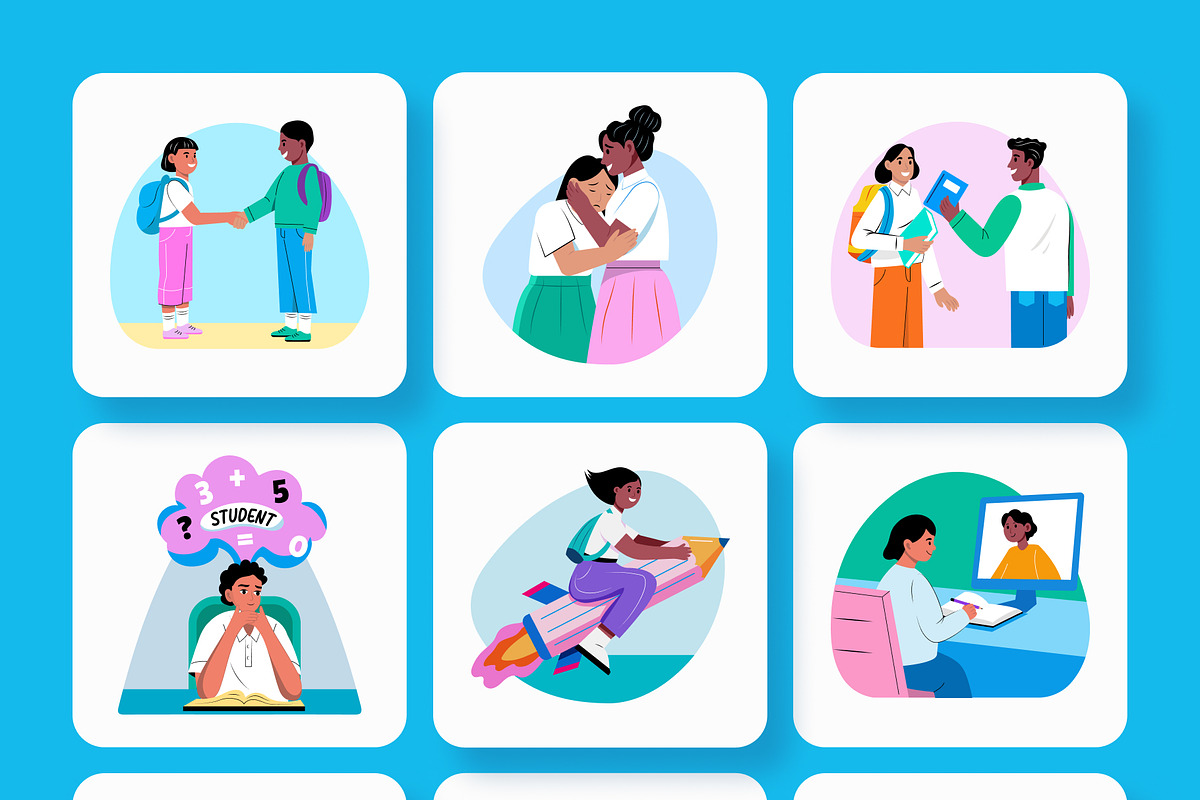 Back To School Illustration Art Pack, an Education Illustration by Brickclay (Photo 9 of 10)