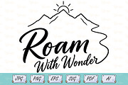 Roam With Wonder Mountain Line Art, an Object Illustration by Ghagra (Thumbnail 1 of 7)
