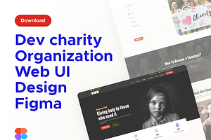 Dev NonProfit Charity Web Figma File