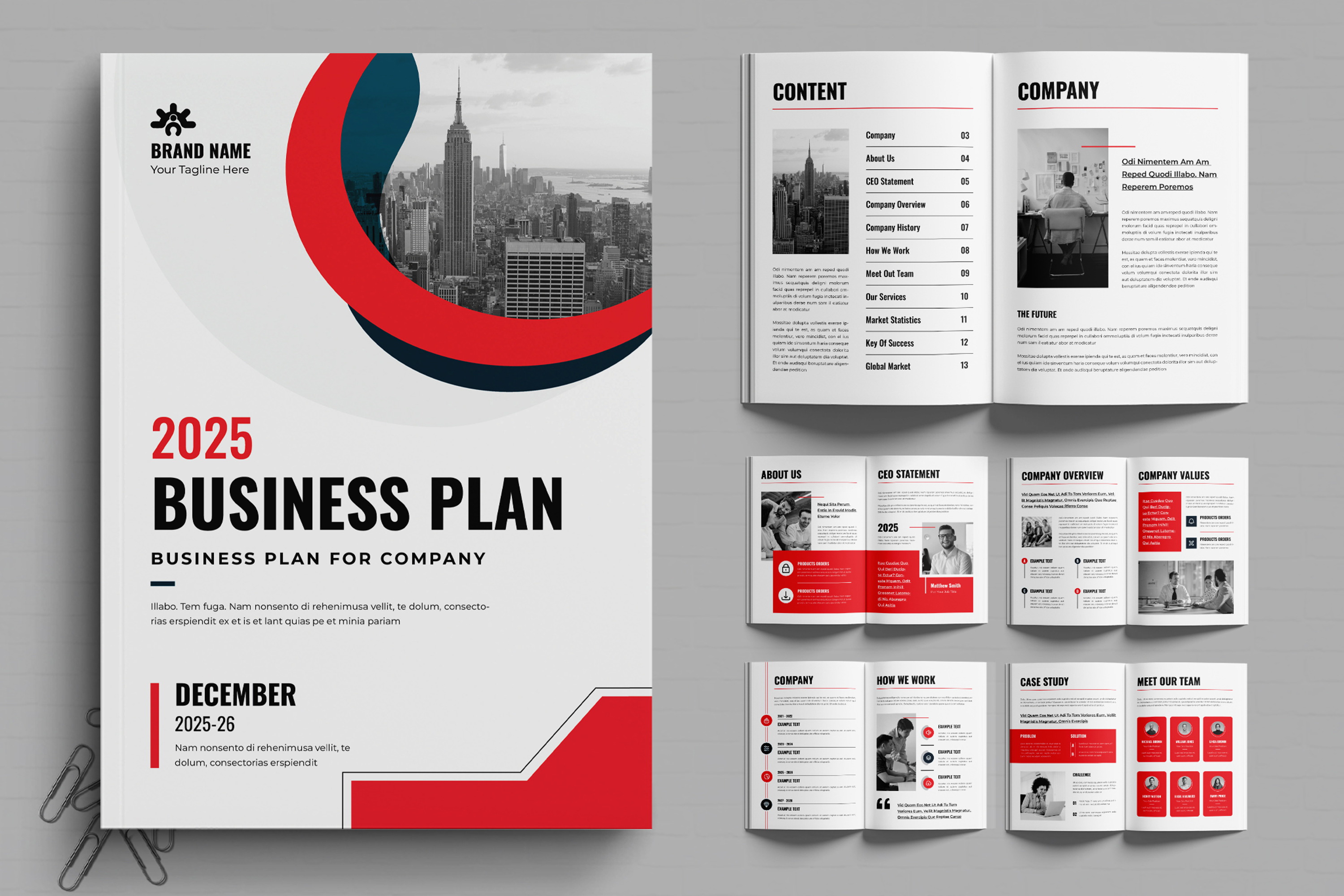 Business Plan Brochure Template