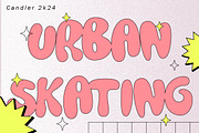 Candler - Cute Bubble Font, a Sans Serif Font by PROF STUDIO (Thumbnail 5 of 6)