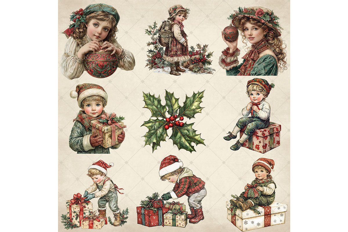 Christmas Traditions Clipart PNG, an Illustration by Memories By Lea (Photo 2 of 8)