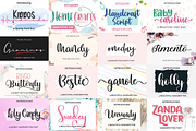 220 fonts mega pack, a Font by BearyType Studio (Thumbnail 4 of 9)