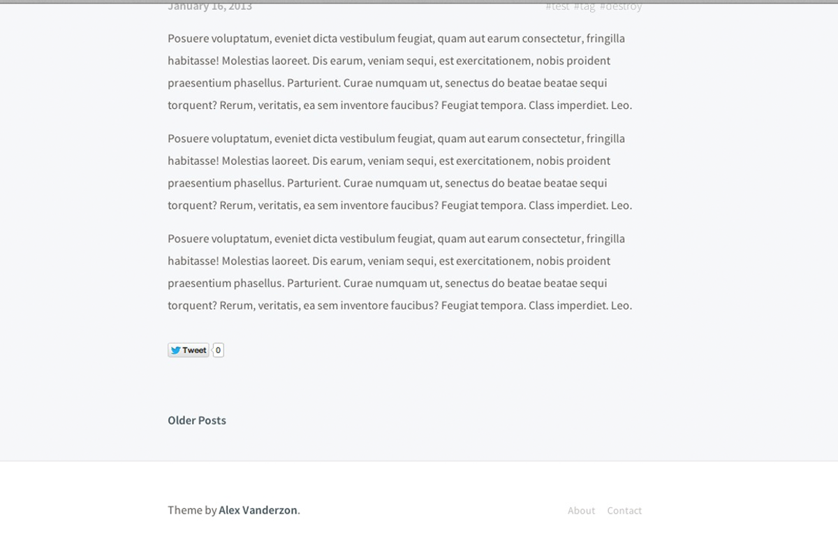 Friday Tumblr Theme, a Websites & App Template by alexvanderzon (Photo 3 of 5)