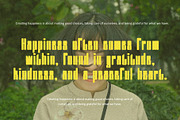 Sazzle Blur, a Sans Serif Font by Craft Supply Co. (Thumbnail 7 of 8)