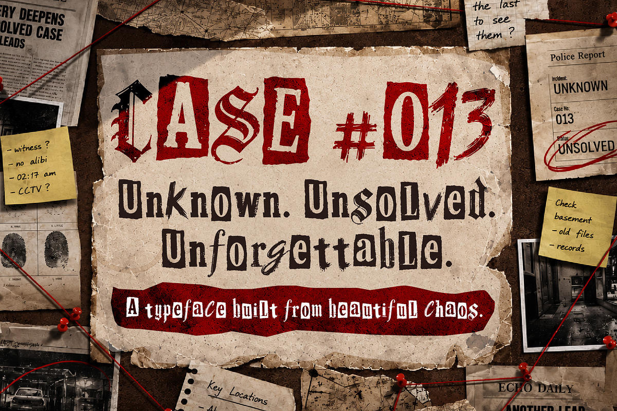 ScrapTheory - Endless Disorder, a Handwritten Font by HypeWorksCo (Photo 5 of 13)