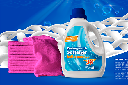 Detergent Bottle Mockup