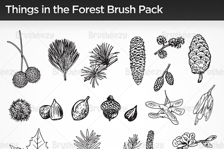 Things in the Forest Brushes