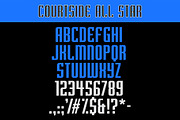 Courtside Typeface, a Font by MightySHORT (Thumbnail 3 of 7)