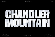 Chandler Mountain, a Sans Serif Font by Megatype (Thumbnail 1 of 13)