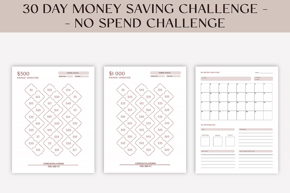 Budget Planner Printable, a Print Template by SofiaDesign16 (Photo 5 of 10)