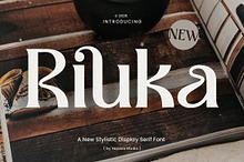 Riuka Font – Aesthetic Font