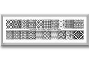 Geometric floral set of patterns., a Pattern Graphic by RODINA (Thumbnail 3 of 3)