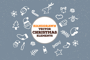 Hand-drawn Christmas Vector Goodies