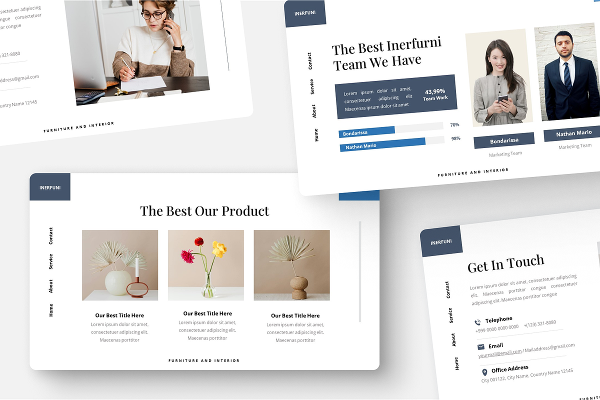 Furniture And Interior Google Slide, a Presentation Template by Annora Studio (Photo 3 of 5)