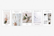 Minimal Instagram Stories Bundle, a Social Media Template by Blog&Glow (Thumbnail 3 of 7)