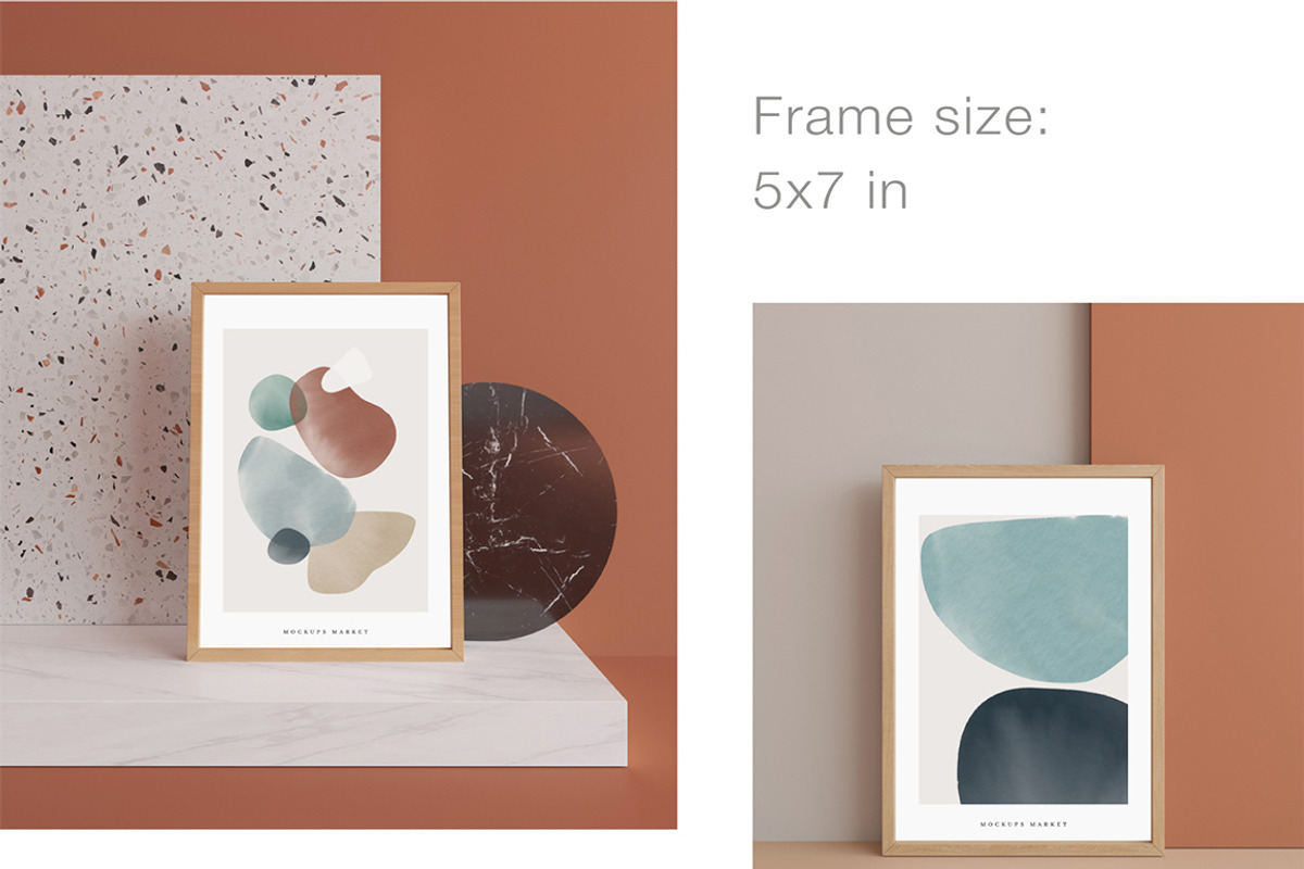 Frame Mockup Kit Geometry, a Product Mockup by MockupsMarket (Photo 8 of 9)