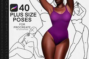 40 Plus Size Female Body Procreate