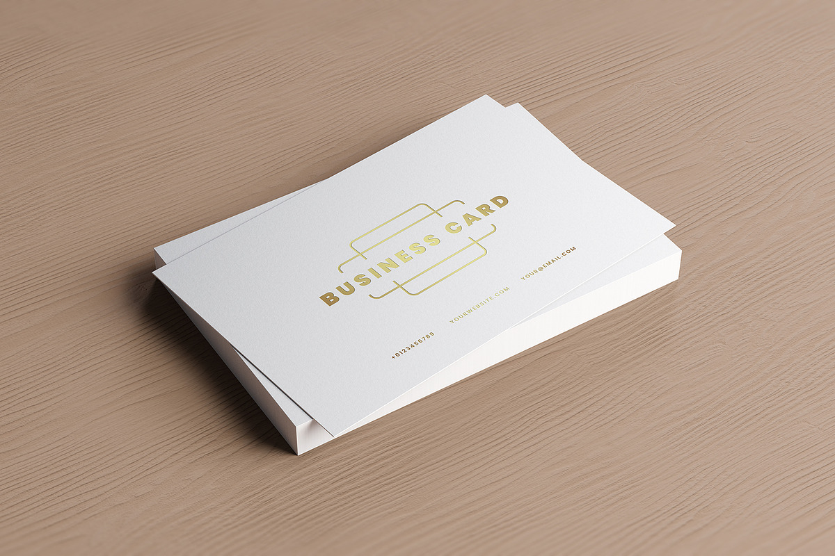 Stacked Business Card Mockup, an Advertising Mockup by Artnivora.Std (Photo 3 of 4)