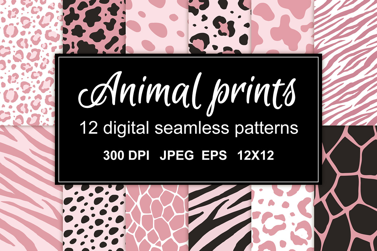 Animal prints set, a Pattern Graphic by Swetsol (Photo 1 of 10)