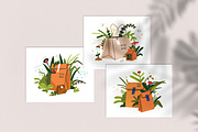 Eco package. Paper bags, kraft boxes, an Object Illustration by Good Studio (Thumbnail 7 of 7)