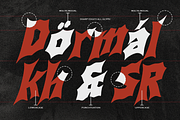 Bazhero - Action Horror Game Font, a Blackletter Font by Typia Nesia (Thumbnail 9 of 9)