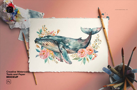 Creative Watercolor Tools and Paper