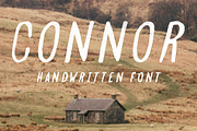 Connor / Handwritten Typeface, a Sans Serif Font by Dylan Roop Design Co. (Thumbnail 1 of 7)