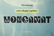 Wongamat - Display Typeface, a Sans Serif Font by DearLetters (Thumbnail 1 of 9)