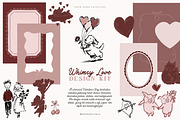 Whimsy Love Design Kit, a Decorative Illustration by PeDe Designs (Thumbnail 1 of 12)