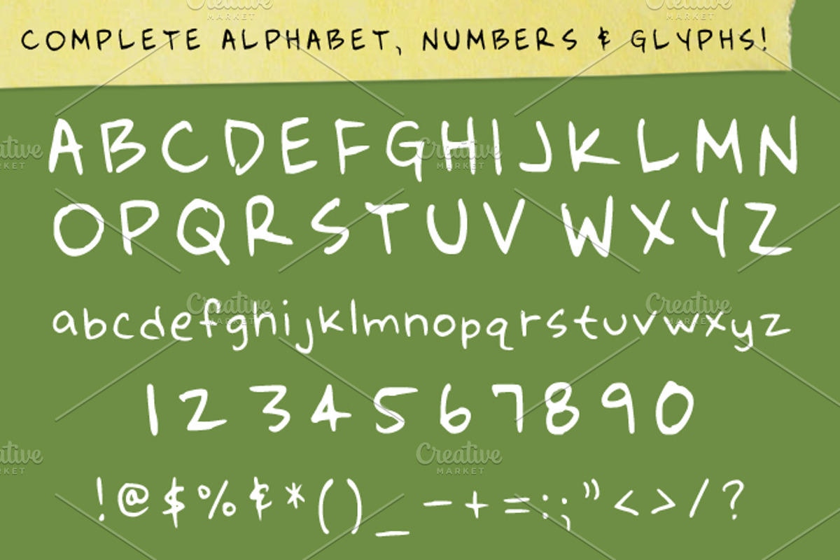 Hunky Uncle Handwritten Script Font preview 2