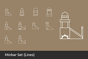 Over 100 Islamic Icons Set, an Outline Icon by UX Monster (Thumbnail 9 of 14)