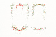 French roses with butterflies, a Decorative Illustration by AnnelyBlooms (Thumbnail 6 of 8)