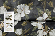 Magnolia Floral Paper Pack, a Pattern Graphic by paper aesthetic (Thumbnail 7 of 8)