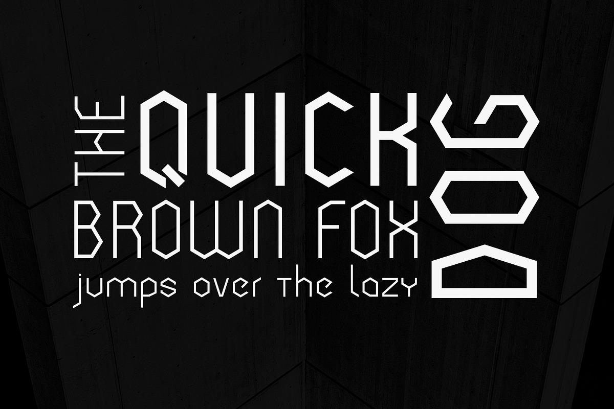 Cornera Extended Font preview 5