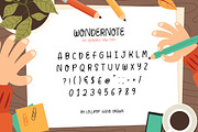 Wondernote Font, a Handwritten Font by Lollipop Hand Drawn (Thumbnail 5 of 5)