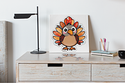Thanksgiving Turkey Sticker Clipart, an Animal Illustration by Stickera Hub (Thumbnail 6 of 8)