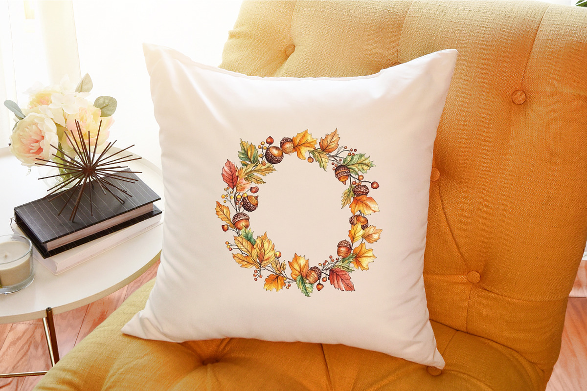 Watercolor Autumn Forest Clipart, an Illustration by Sublimation Artist (Photo 6 of 6)