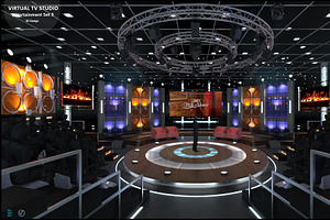 TV Studio Entertainment Set 3