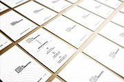 Minimal Corporate Business Card, a Business Card Template by bouncy (Thumbnail 1 of 4)