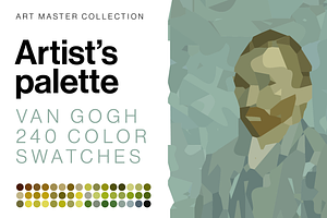 Van Gogh 240 Color Swatches Palette