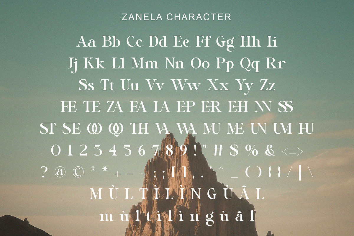 Zanela, a Serif Font by Muflieart (Photo 6 of 7)