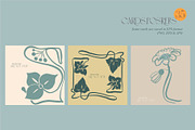 Flowers of the Art Nouveau, a Pattern Graphic by Collection by VY (Thumbnail 7 of 17)